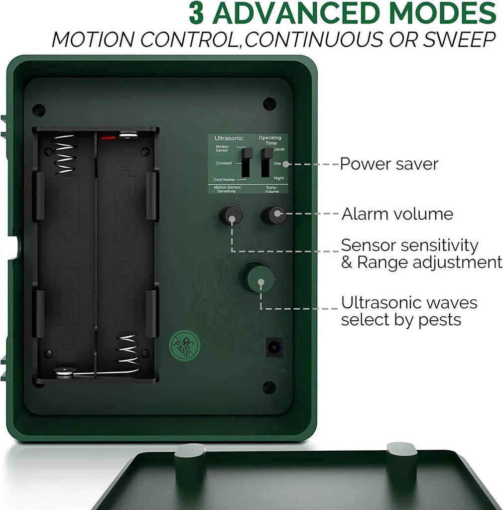 Royaleva Woodpecker Ultrasonic Repeller for Effective Bird Control - Get Rid of Woodpeckers