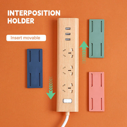 Luxora Adhesive Punch-free Socket Holder for Cord Organization