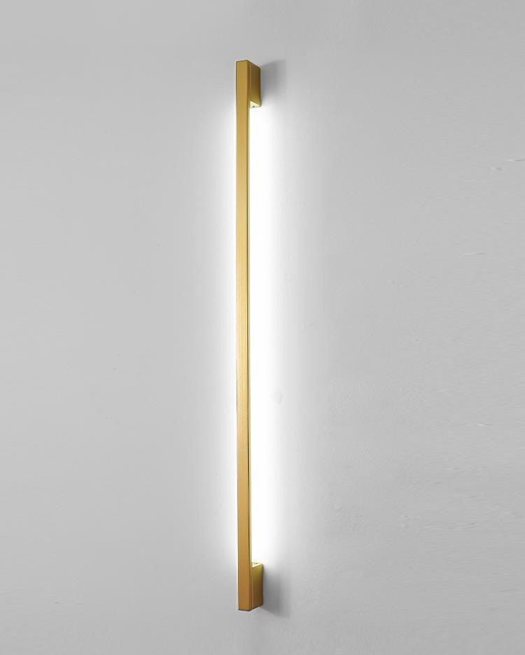Royelux Modern Linear Dimmable LED Wall Sconce - Copper Finish, Minimalist Design