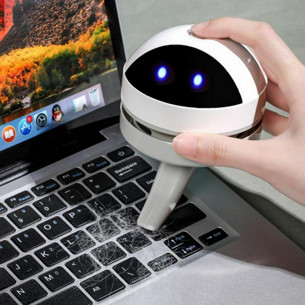 Luxora Compact USB Charging Mini Desk Vacuum Cleaner Robot