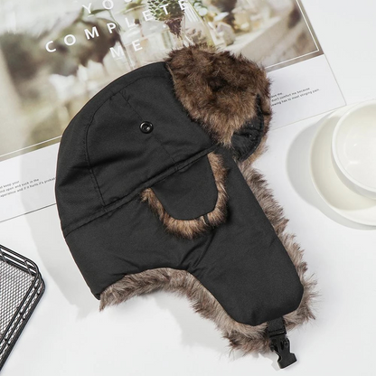 Royaleva Cozy Faux Fur Winter Earflap Aviator Ski Hat