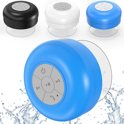 Luxora Waterproof Bluetooth Shower Speaker with Suction Cup