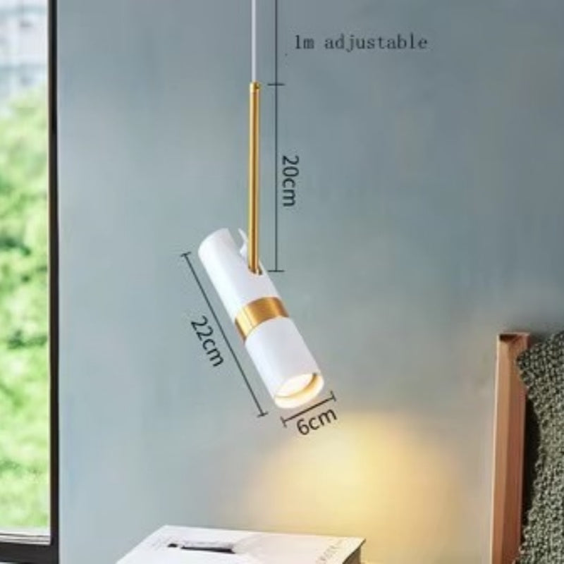 RoyaleGlow Modern Cylinder Pendant Light for Kitchen Island