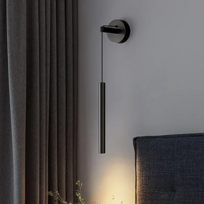 Royaleva Minimalist Wall Lamp Sconce in Brushed Gold Finish for Living Room and Hallway
