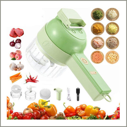RoyaleGlow 4 In 1 Electric Food Cutter for Easy Meal Prep