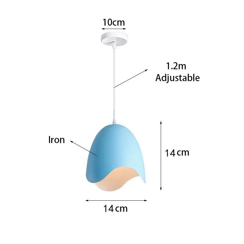 RoyaleGlow Modern Eggshell LED Pendant Light- 3-Light Dining Room Fixture