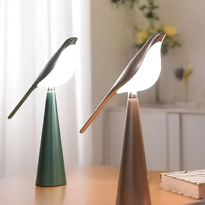 LuxRoyale Magpie Light Rotatable Lamp Head Three Brightness Levels Acrylic Metal