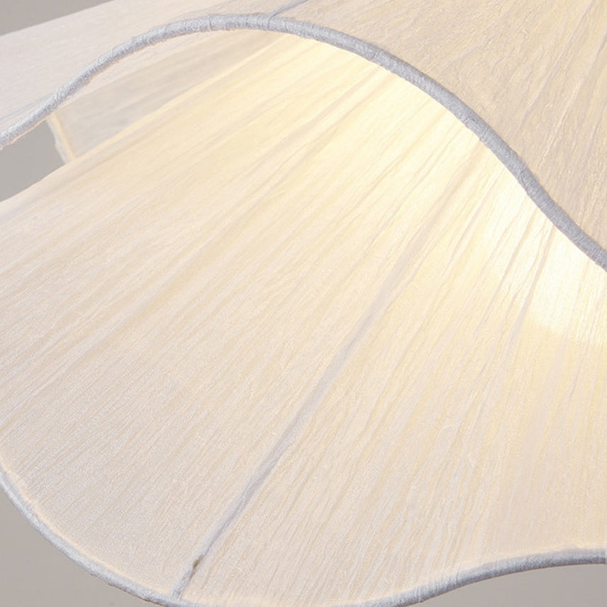 LuxRoyale Serene Fabric Tiered Ceiling Pendant Light for Modern Home Decor