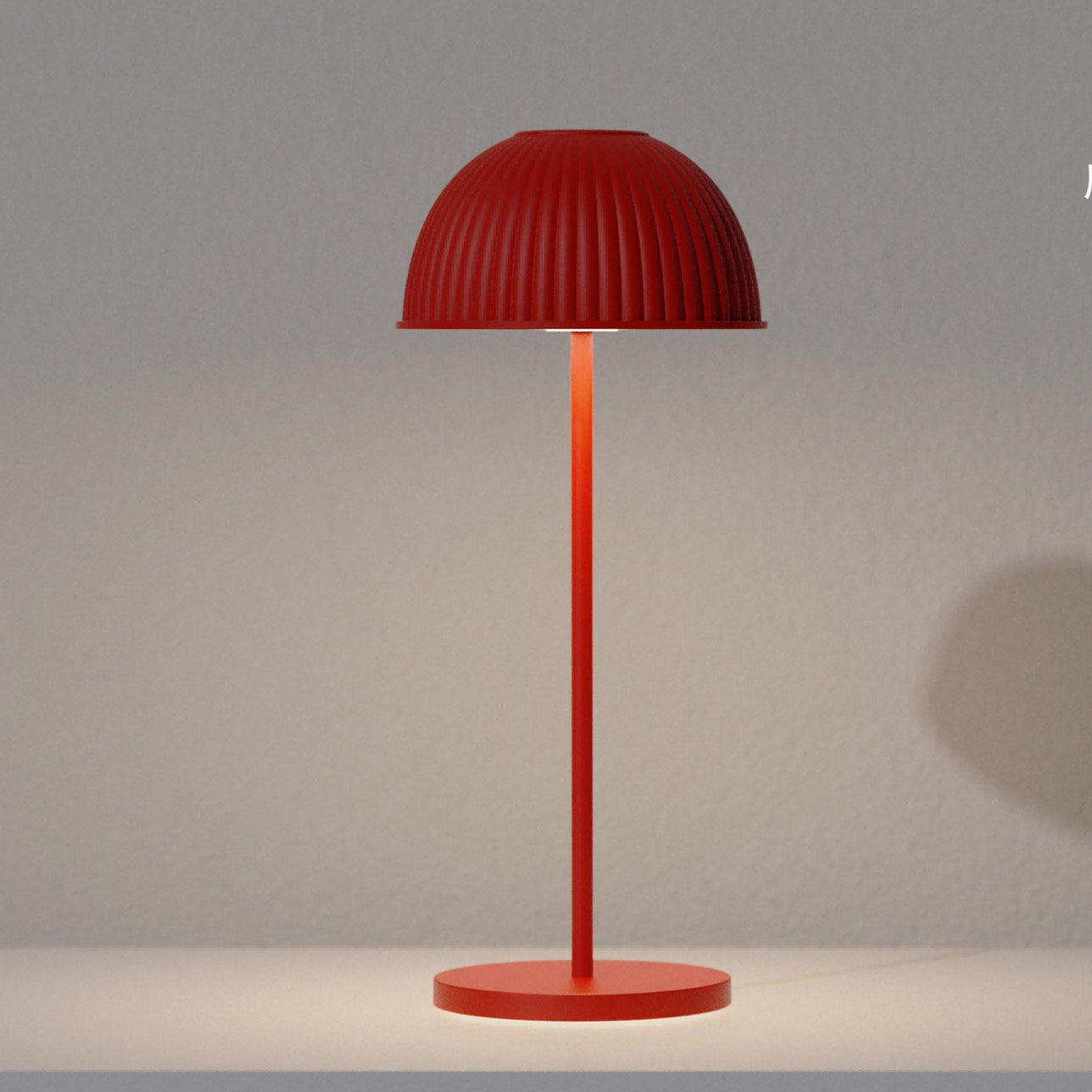 RoyaleGlow Modern Dome LED Table Lamp - Cordless, Dimmable Touch Control for Reading & Decor