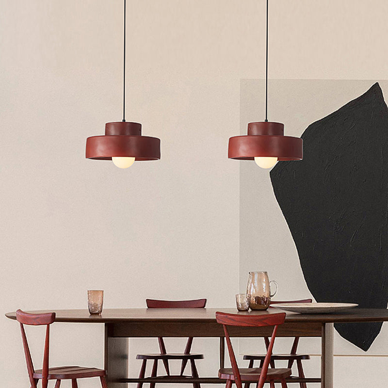 LuxRoyale Modern LED Pendant Light Fixture with Frosted Diffuser