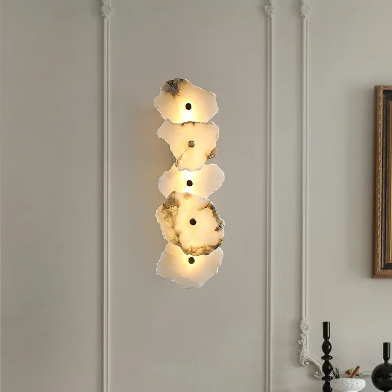 Modern Irregular Marble Minimalist Wall Light