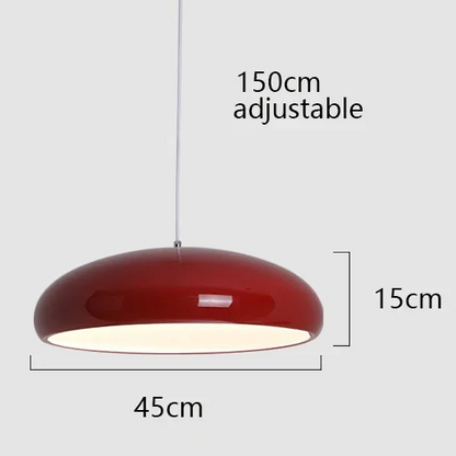 Royelux Round Pendant Light for Dining Room, Kitchen Island, Cafe & Bedroom Lighting