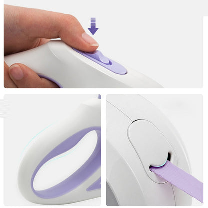 Luxora LED Light Retractable Dog Leash with Light 3m