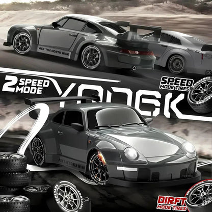 Luxora Retro Drift Master – 4WD RC Car with LED Lights