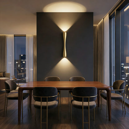 Royelux IP65 Waterproof Modern LED Wall Sconce Light, Minimalist Contemporary Design