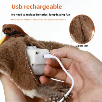 LuxRoyale Interactive Flapping Bird Cat Toy for Cats