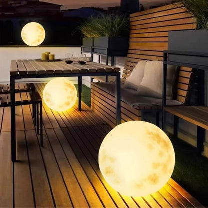 LuxRoyale Hanging Moon Lanterns for Outdoor Patio & Garden Decor- IP65 Fixture