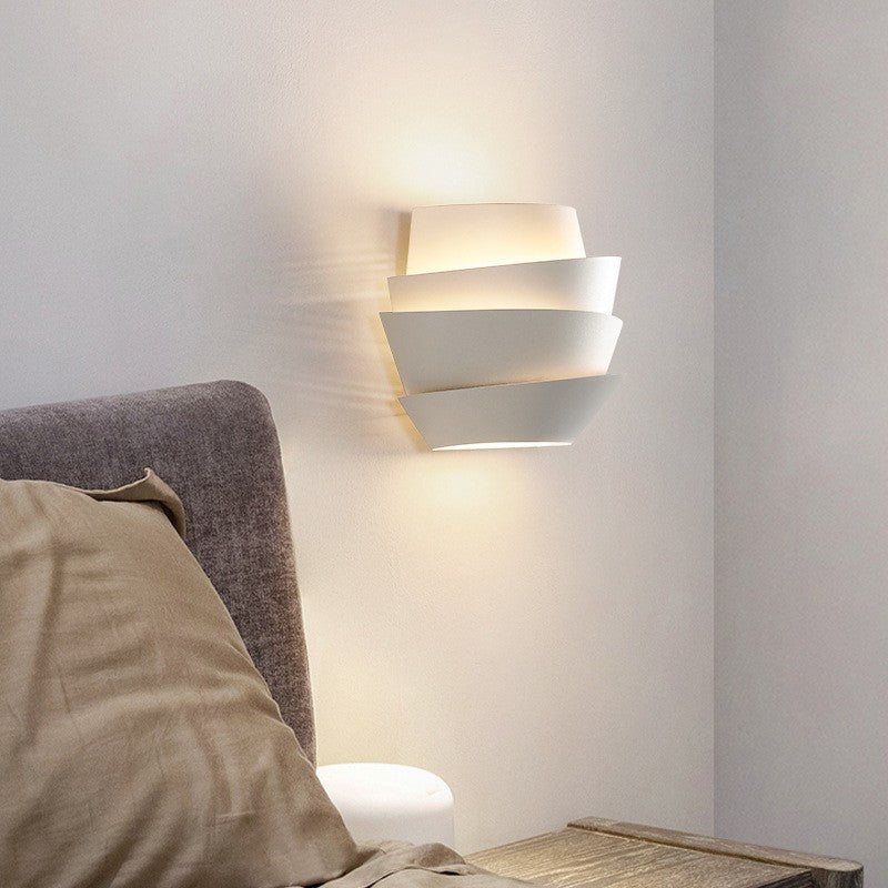 Lumora Modern Scandinavian Wall Lamp With Double Iron Lights, Nordic Designer Home Lighting
