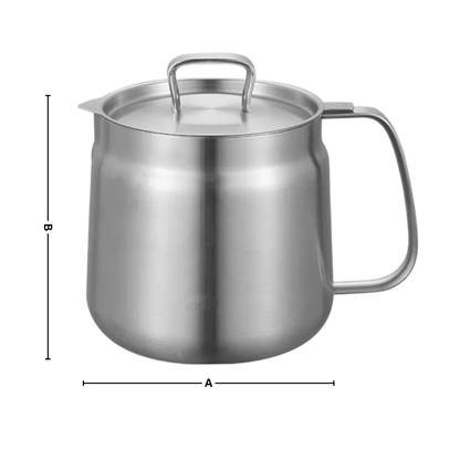 Luxora 2-in-1 Stainless Steel Deep Frying Pot for Easy Cooking