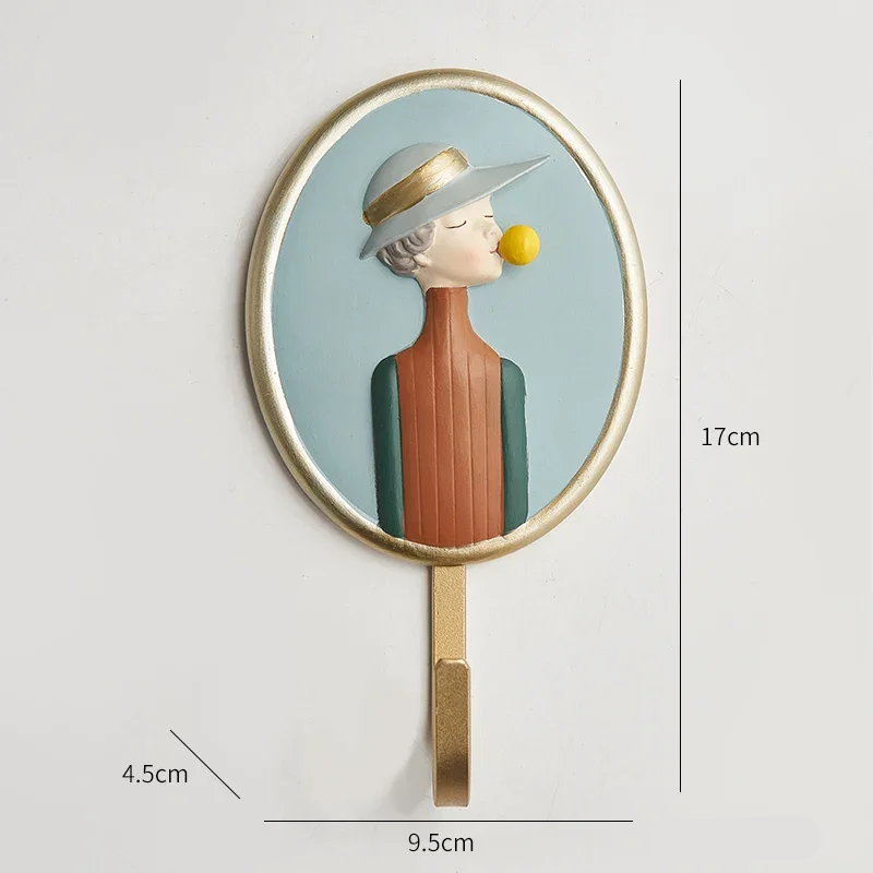 Royelux Chic Bubble Gum Girl 3D Wall Art - Modern Aesthetic Home Decor