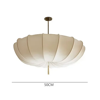 Royaleva Wabi Sabi Fabric Chandelier | Modern Nordic Organic Pendant Light