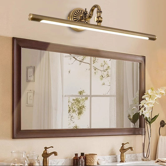 Royelux Vintage Brass LED Picture Light for Bathroom Mirror, Artwork & Gallery Wall