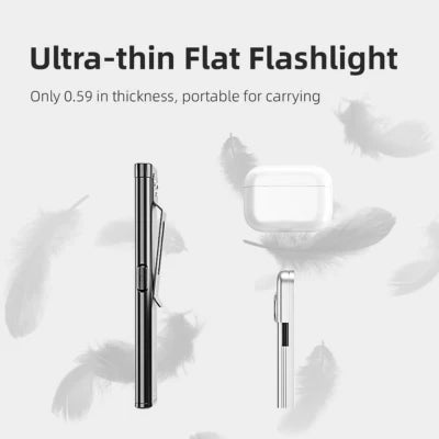 RoyaleGlow LED Keychain Flashlight with Magnet - 650 Lumens