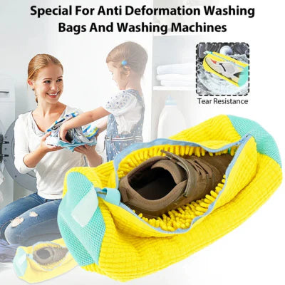 Royaleva 2Pcs Shoes Washing Bag for Laundry Bags