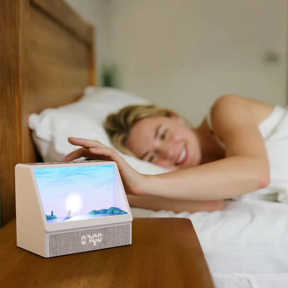 Royelux Sunrise Alarm Clock with Nature Sounds, Wake Up Light & Sleep Aid