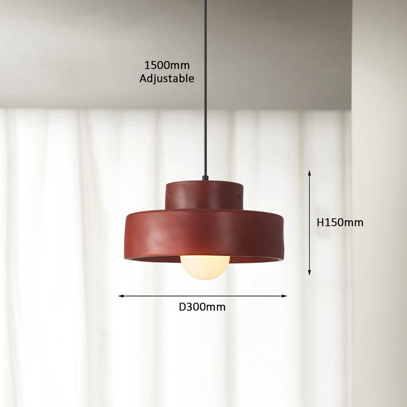 LuxRoyale Modern LED Pendant Light Fixture with Frosted Diffuser