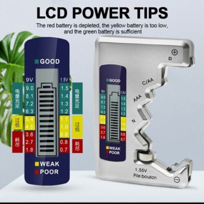 Royaleva Universal Digital Battery Tester for All Batteries