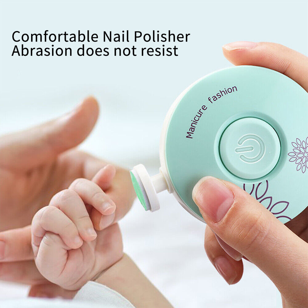RoyaleGlow Baby Nail Trimmer with 6 Grinding Heads