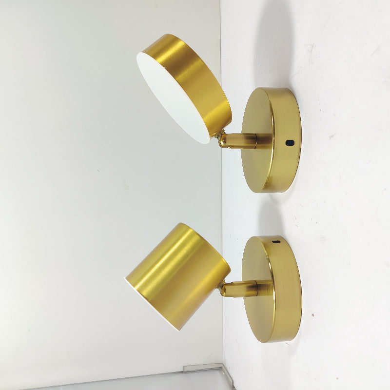 Lumora Copper LED Wall Sconce Modern Minimalist Wall Light For Living Room And Hallway