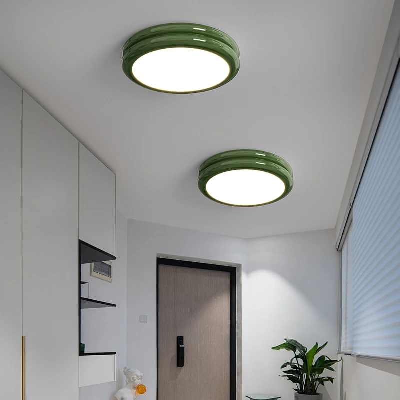 Royaleva Modern Round Double-Layered LED Flush Mount Ceiling Light