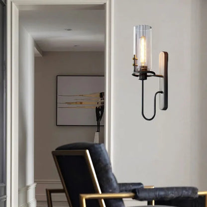 Luxora Nordic Glass Wall Lamp - Modern Indoor Glass Mounted Wall Sconce