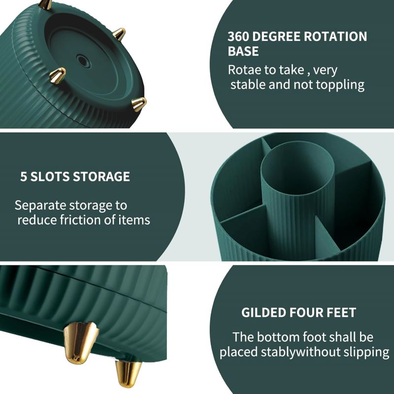 Royaleva Stylish Cosmetic Organizer with 360° Rotation