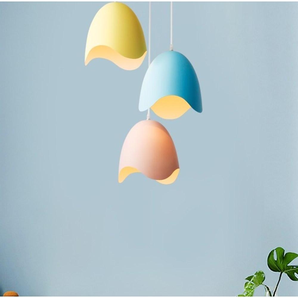 3-light Half Eggshell Shaped LED Modern Pendant Lighting Island Lights 2