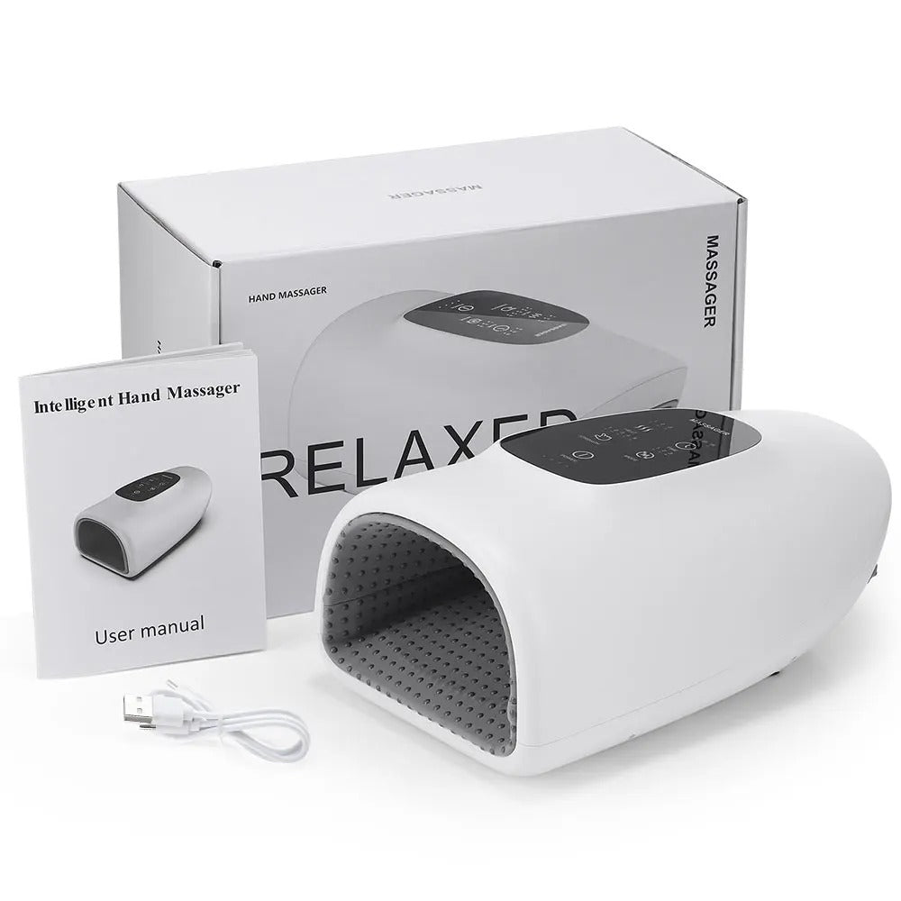 RoyaleGlow Hand Massager with Heat and Airbag Therapy