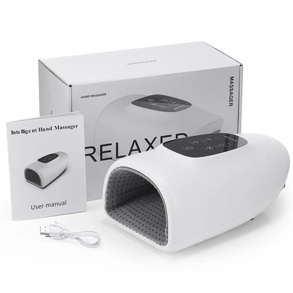 RoyaleGlow Hand Massager with Heat and Airbag Therapy