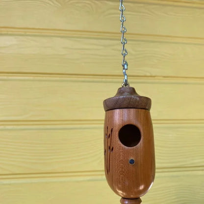 Luxora Wooden Hummingbird House - Gift for Natural Lovers