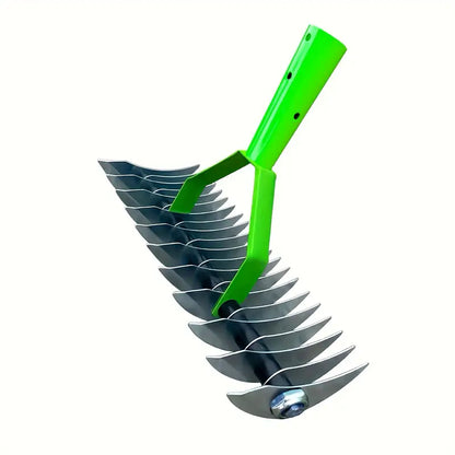 Luxora Long Reach Thatch Rake for Dethatching Dead Grass
