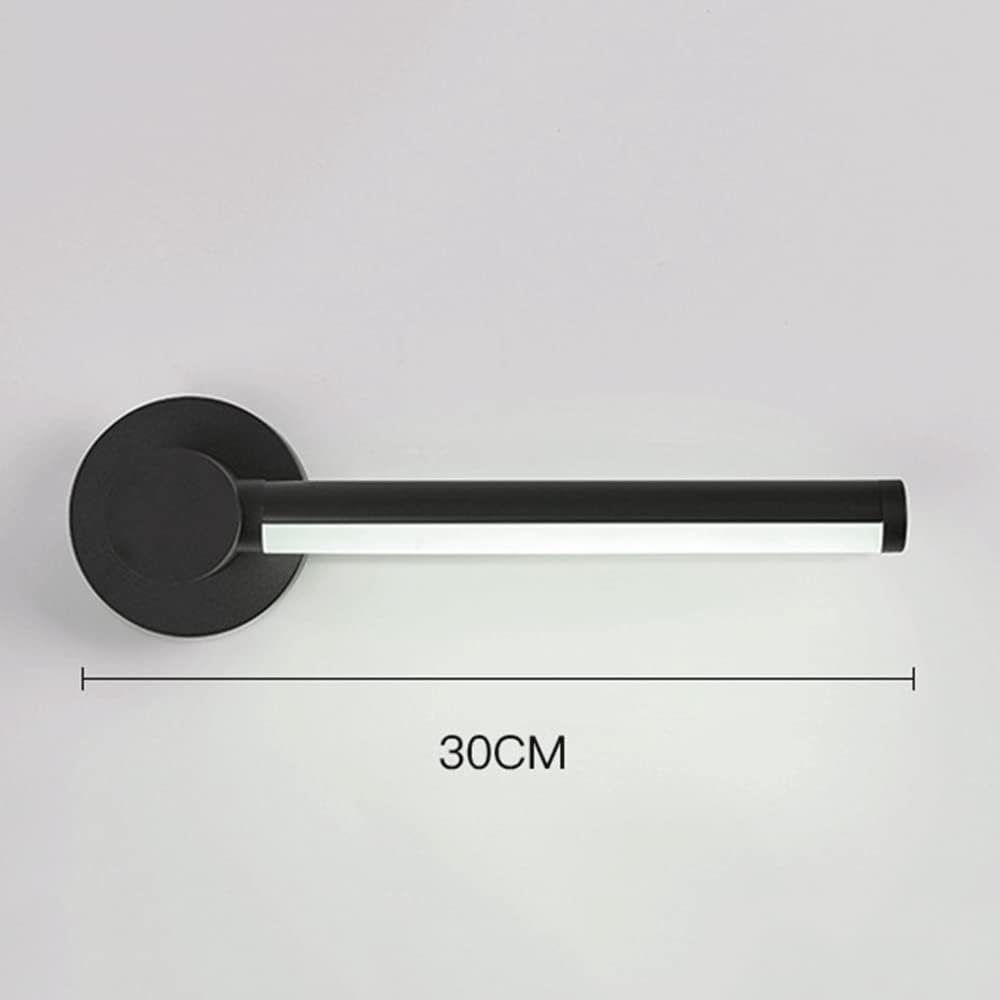 Royelux Modern Black LED Wall Sconce - Dimmable Aluminum Acrylic Light