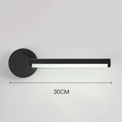 Royelux Modern Black LED Wall Sconce - Dimmable Aluminum Acrylic Light
