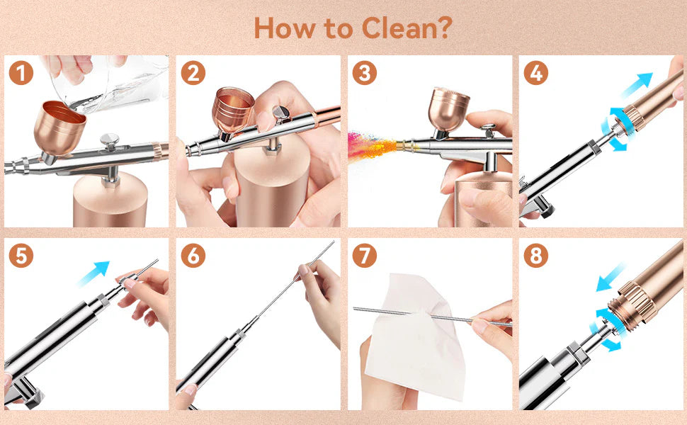 Luxora Cordless Airbrush Kit for Seamless Art Projects