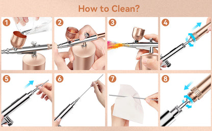 Luxora Cordless Airbrush Kit for Seamless Art Projects