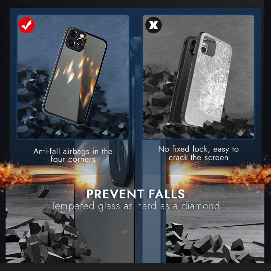 RoyaleGlow Double Sided Buckle - Iphone Case 360 Protection