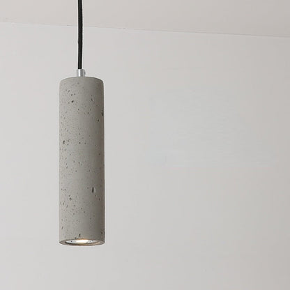 Royaleva Modern Concrete Pendant Light, Industrial Contemporary Ceiling Fixture