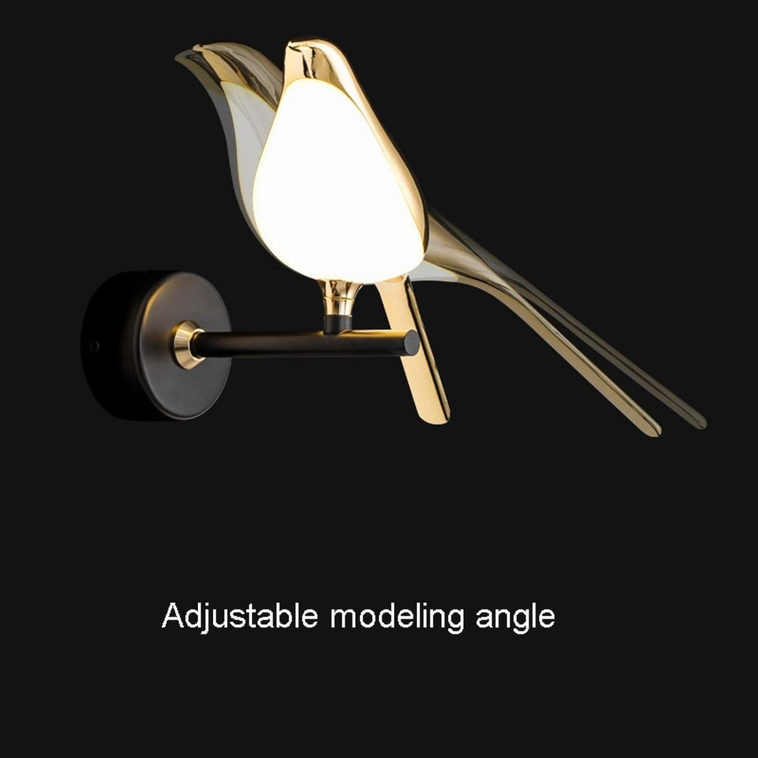 Royallure LED Wall Light - Elegant Bird Design for Modern Indoor Spaces - Single Head-D18*H21cm / Neutral Light