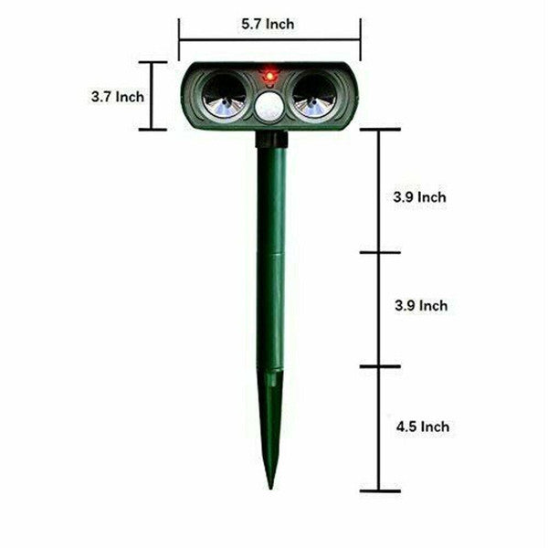 Rayvia Infrared Solar Powered Animal Pest Repeller Device