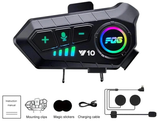Luxora Bluetooth For Motorcycle Helmet With 30 Hours Talk Time